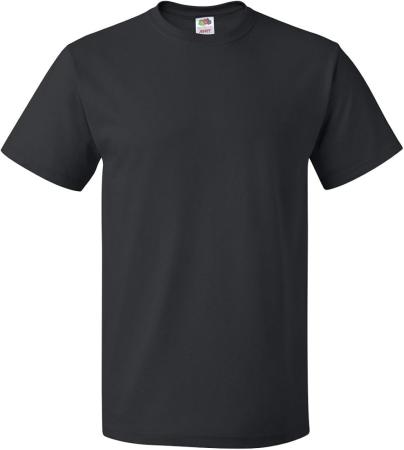 T Shirt American Loom Black Medium 6ct.